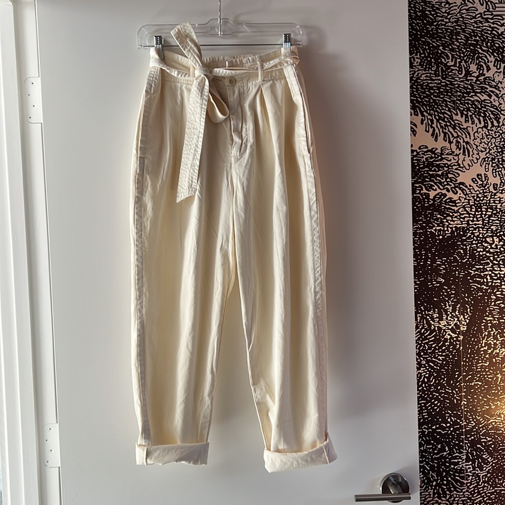 Free people high-waist pleated pant size 4